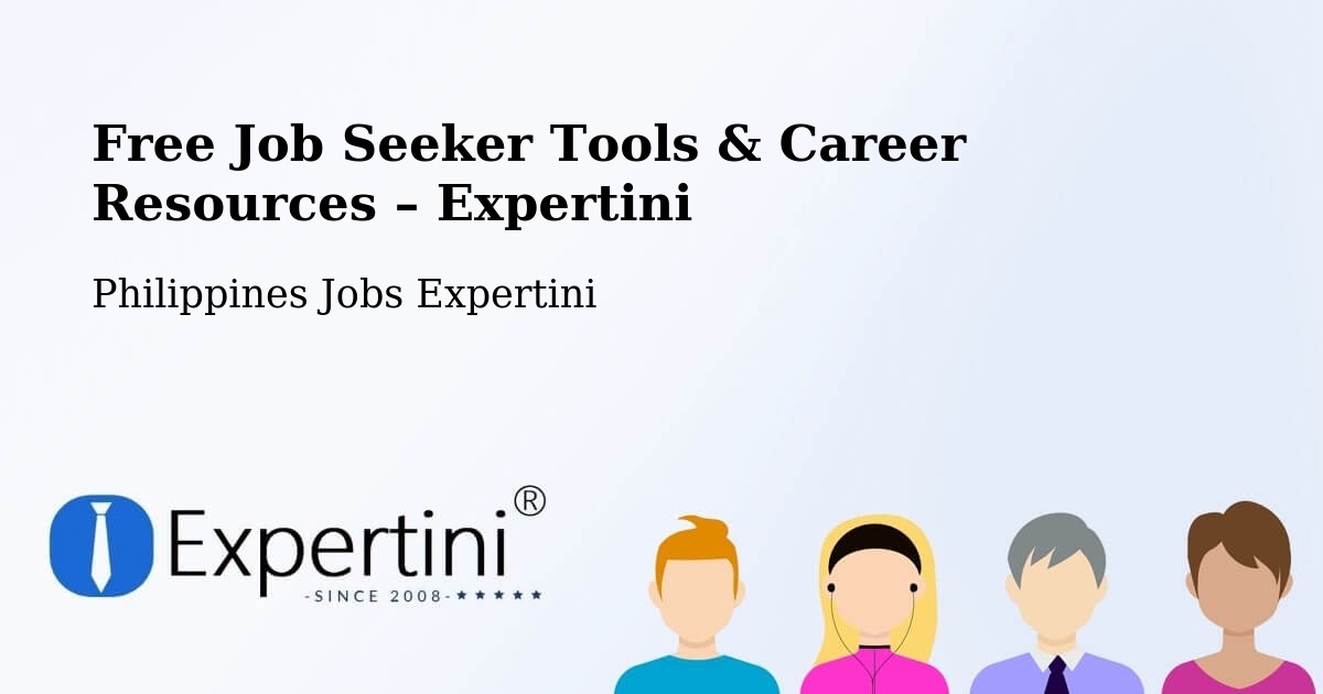 Free Job Seeker Tools & Career Resources – Zaragoza - Zaragoza, Philippines Jobs Expertini