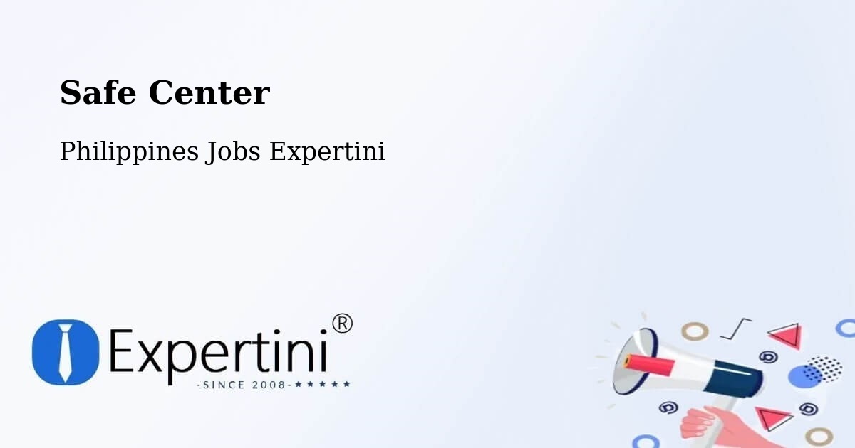 Safety Center – Zaragoza - Philippines Jobs Expertini